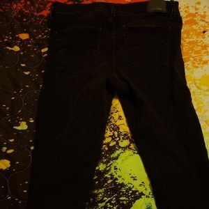 Women's 32 Levis Black Skinny Jeans Low Rise